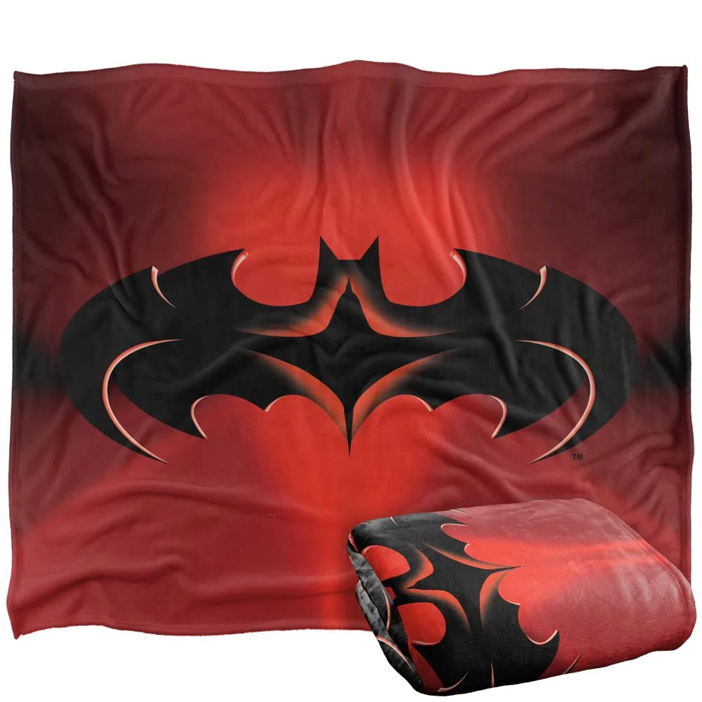 LOGOVISION Batman Batman And Robin Logo Coperta super morbida al tatto setoso – 152 x 127 cm