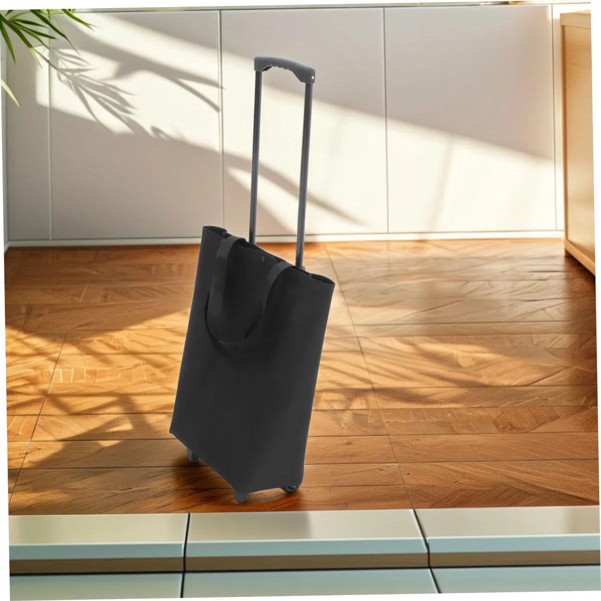 Ciieeo Carrello Della Spesa Pieghevole Con Ruote Carrello Portatile Con Maniglia Di Trazione Espandibile Per Trasporto Generi Alimentari e Bagagli