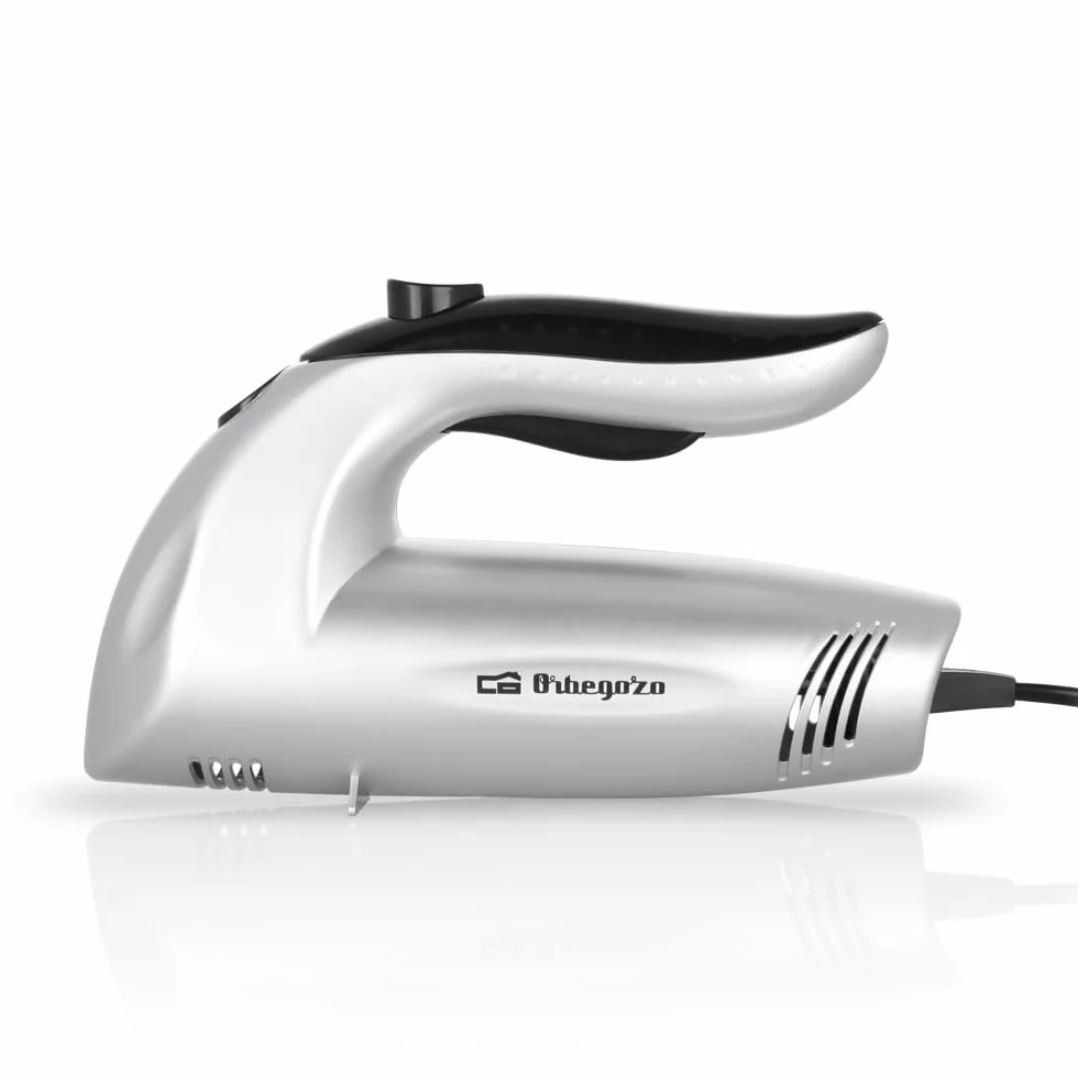 Orbegozo CU 3800, Affilacoltelli elettrico, interruttore di sicurezza e protezione sull'accensione, 150 W, lame in acciaio inossidabile, vibrazioni ridotte