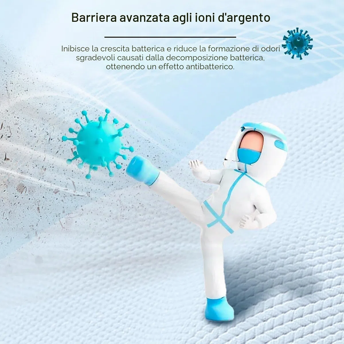 Filtro di ricambio HEPA adatto al purificatore d'aria AP2301 Airtok, carbone attivo ad alta efficienza, rimuove polline, polvere, forfora di animali e altri allergeni