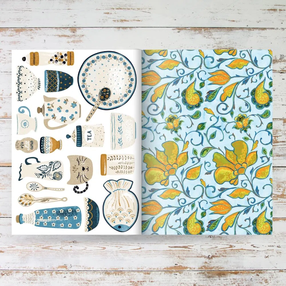 Daphne's Diary Scrapbook III | 50 pagine con 100 bellissimi disegni | Kit per scrapbooking vintage con carta di alta qualità e materiali per bricolage | Ideale per la cura personale e progetti