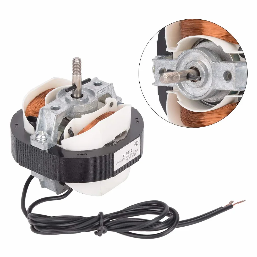 Motore di Ricambio per Ventola AC 230 V, Motore Asincrono con Palo Schermato in Rame per Riscaldatore Essiccatore Umidificatore