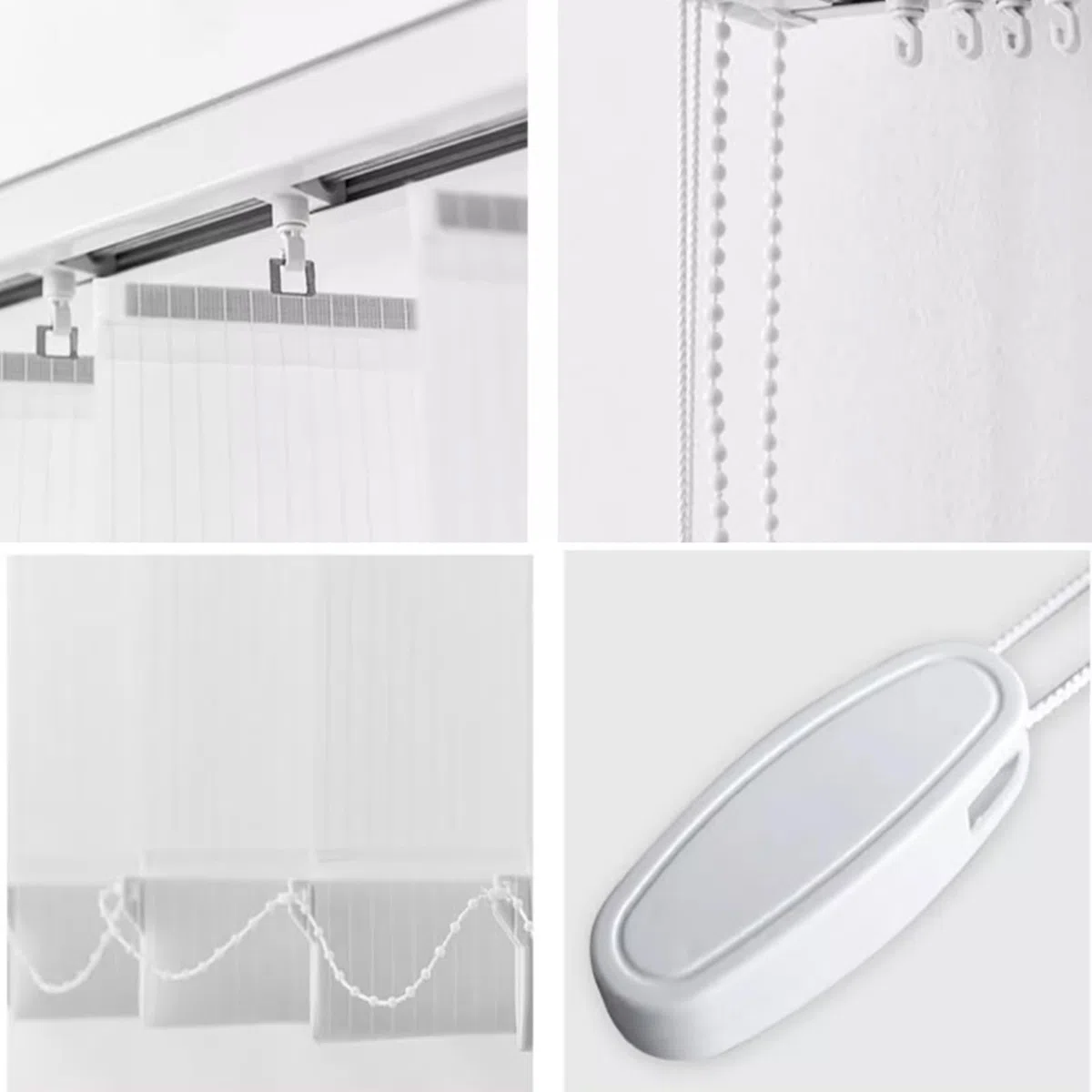 Tende a Lamelle Verticali,Tenda Verticali Oscurante per Finestra,Veneziane da Interno con Bande in Tessuto 98mm,per Balconi,Ufficio,Personalizzabili,Larghezza x Altezza (80cm x 130cm)