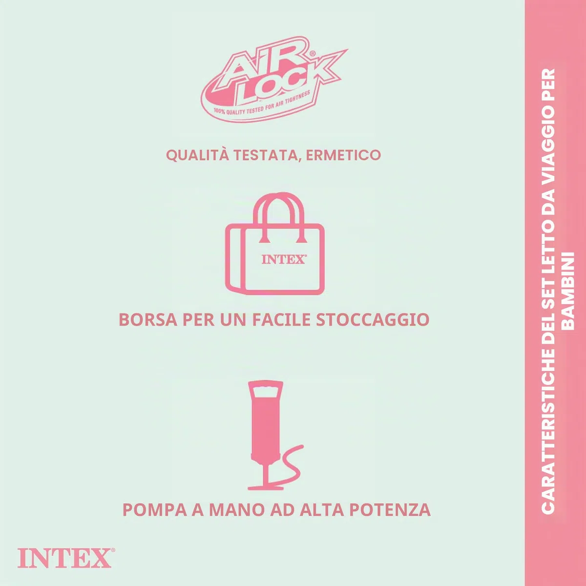 Intex Letto da viaggio Kidz con extra comfort