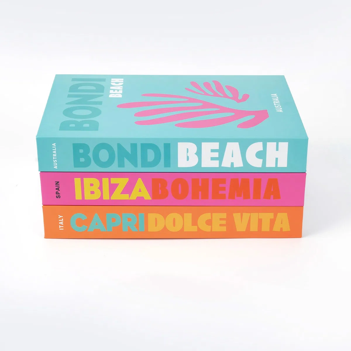 TwoDays, Estetica decorativa per la stanza, libri decorativi, tavolino da caffè, decorazione per libri, finta per decorazione, libreria, cose finte (set di 3)