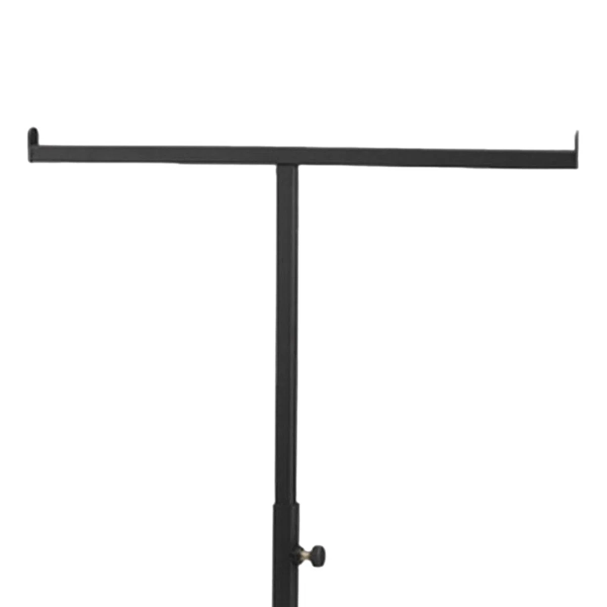 Milageto Espositore per Borse Scaffali per scaffali Organizer in Acciaio Inossidabile Appendiabiti per Sciarpe Supporto per Borse Appeso per Orologi, Nero
