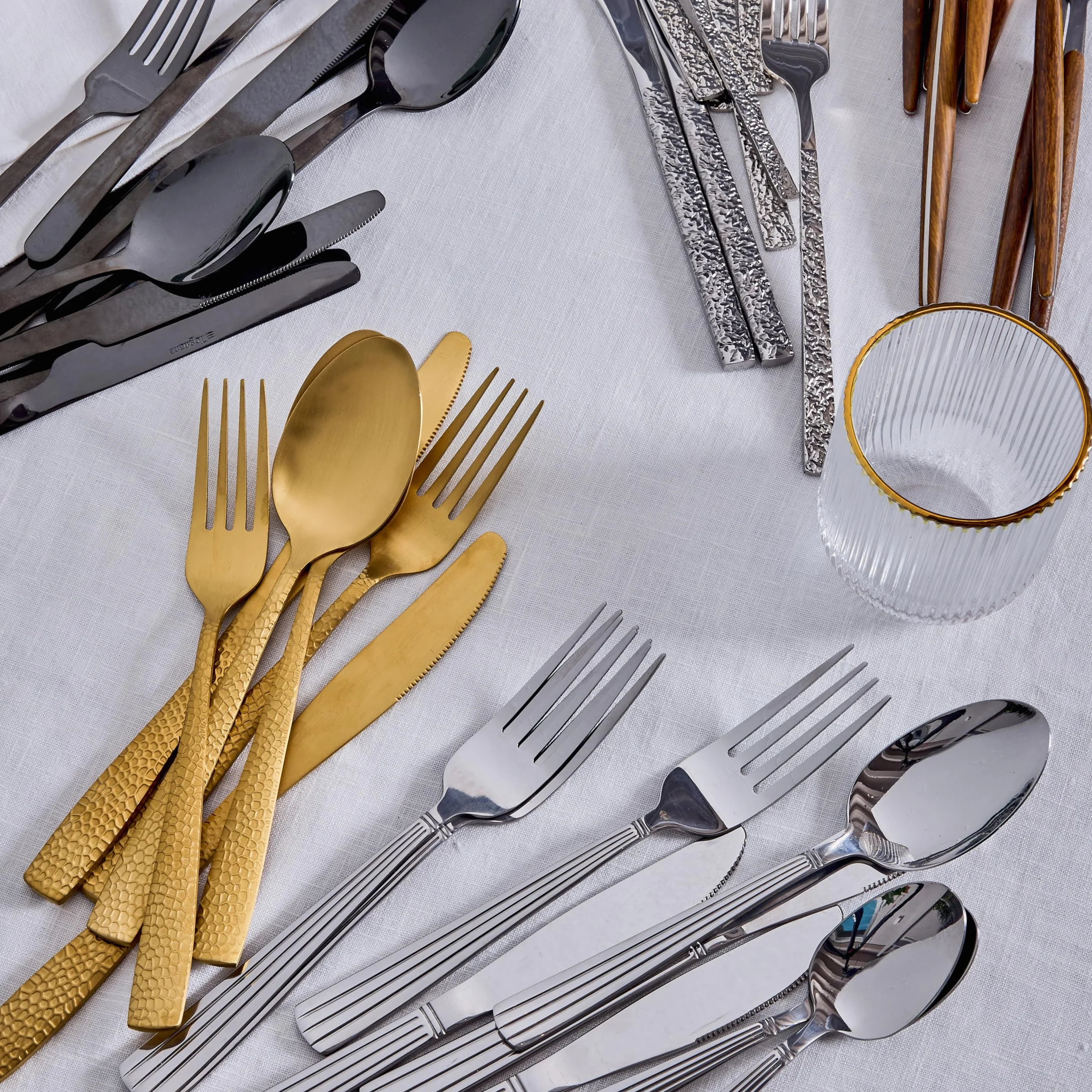 Tognana Ares, servizo 24 posate, acciaio inox, grigio