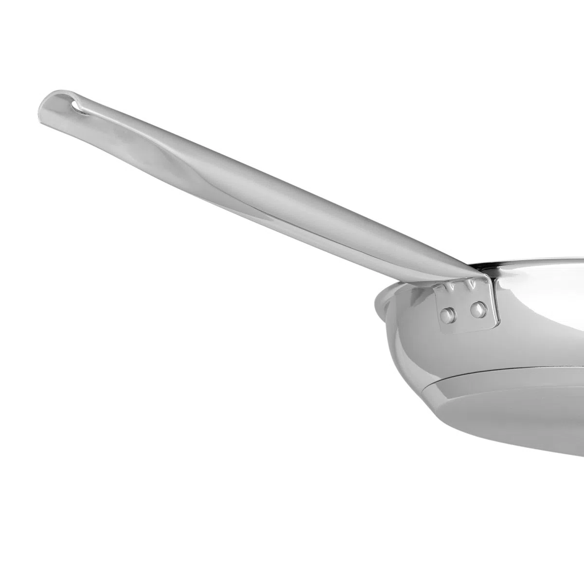 Sitram 717094 Padella Endurance Ø28 cm, 100% acciaio inossidabile, fondo triplo spessore, interno senza rivestimento nocivo, tutti i piani cottura, inclusi induzione