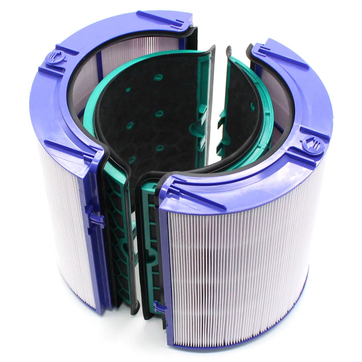 Premium Set di filtri compatibile con Dyson Cool TP07, TP08, TP7A, Dyson Hot + Cool Autoreact HP7A, Dyson Hot + Cool Formaldehyde HP09 HEPA + Filtri a Carbone attivo, Accessori, pezzi di ricambio