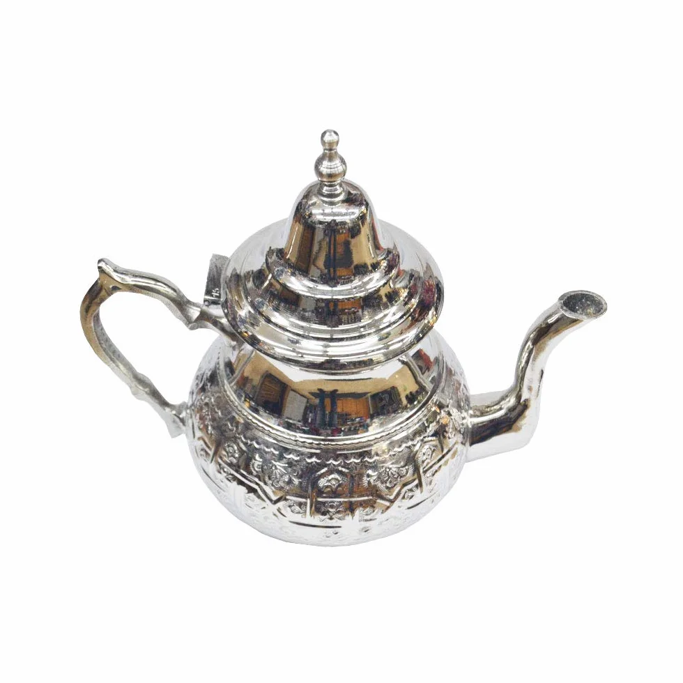 Teiera marocchina tradizionale artigianale per due bicchieri Ideale per gustare le tue infusioni ogni giorno.