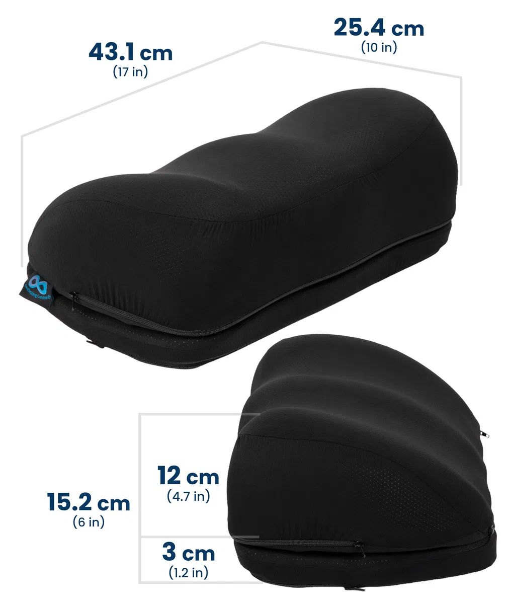Everlasting Comfort FootCloud Poggiapiedi da Scrivania ergonomico regolabile in altezza con nodi di pressione per migliorare la circolazione e la postura, accessori scrivania