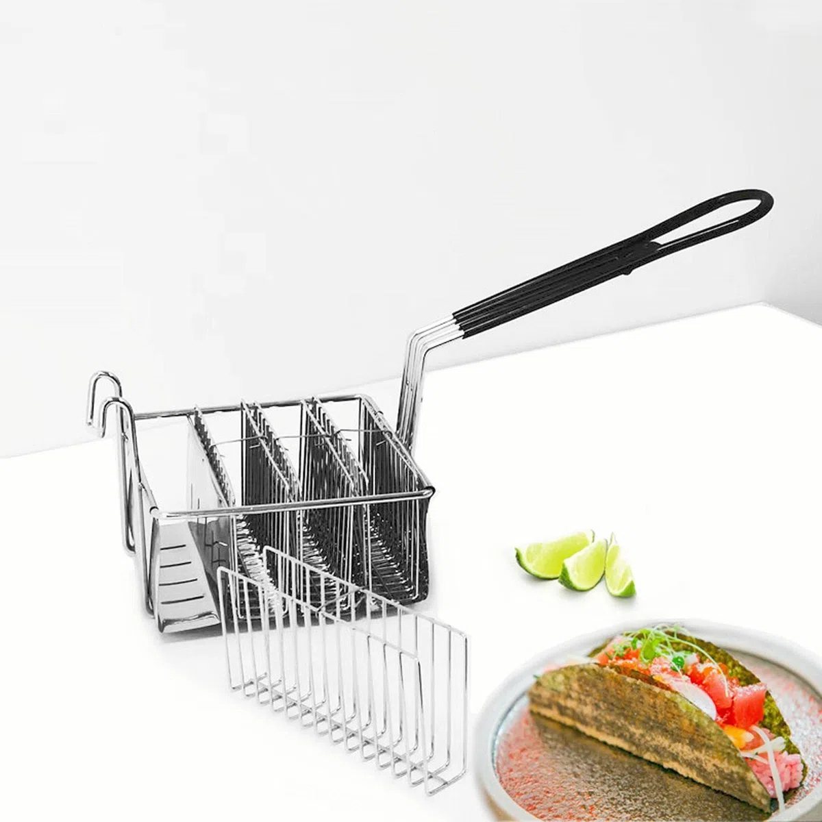 rockible Set di Supporti per Taco in Acciaio Inossidabile, 4/6 Pezzi - Pratico Accessorio da Cucina