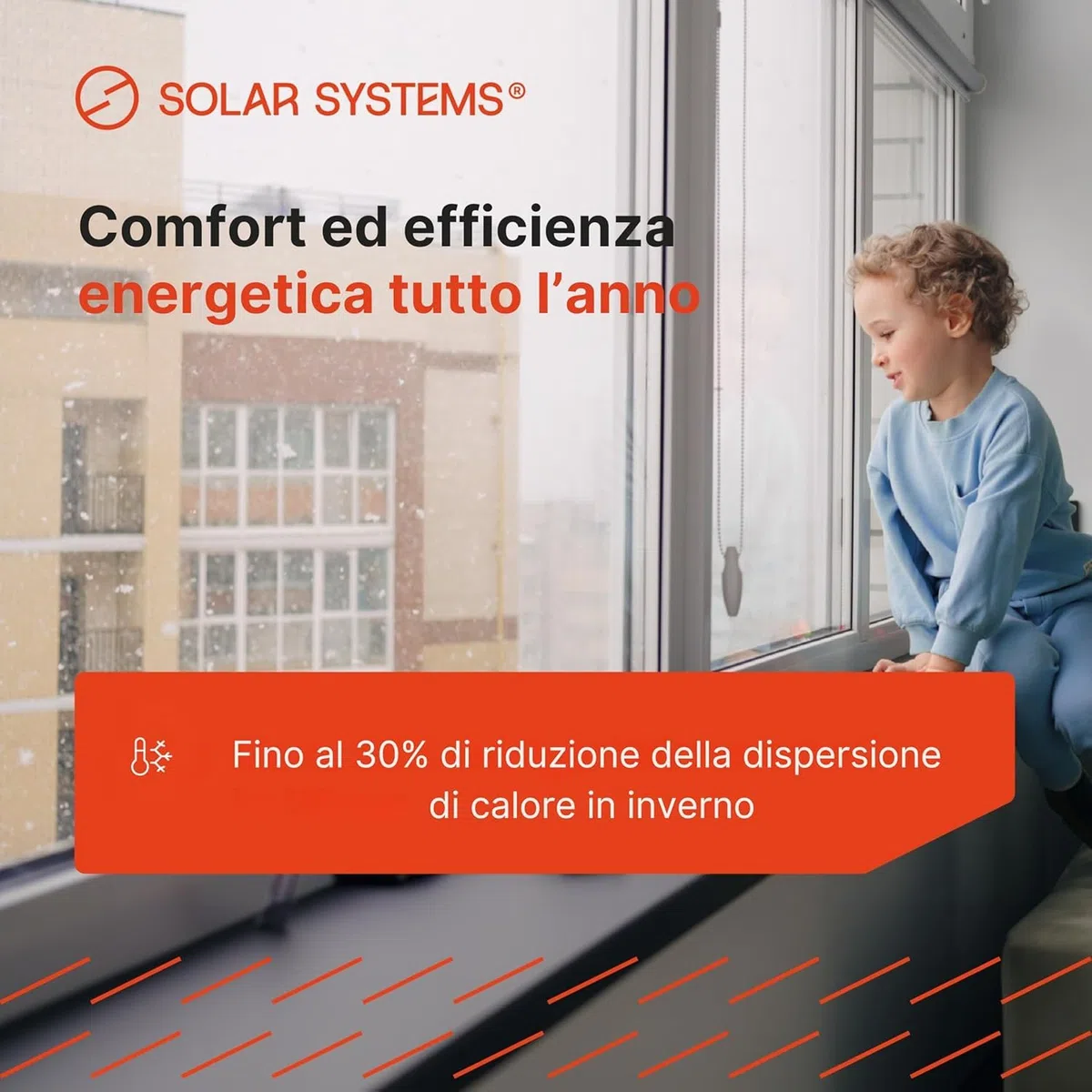 SOLAR SYSTEMS - Pellicola termica per finestre con rivestimento in nano-ceramica - pellicola isolante per finestre termo trasparente - pellicola di protezione solare, dal freddo Spectra 75x50cm