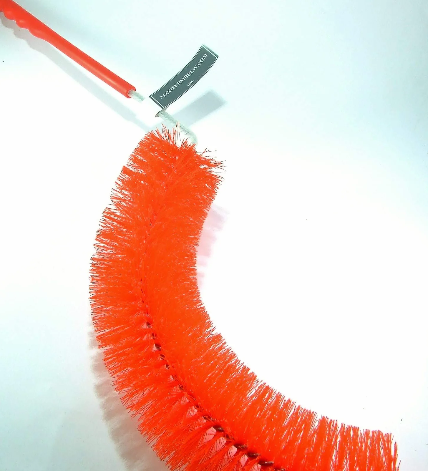 AlcoFermBrew Pennello Curvo per damigiana 73cm - Pennello Curvo per damigiana