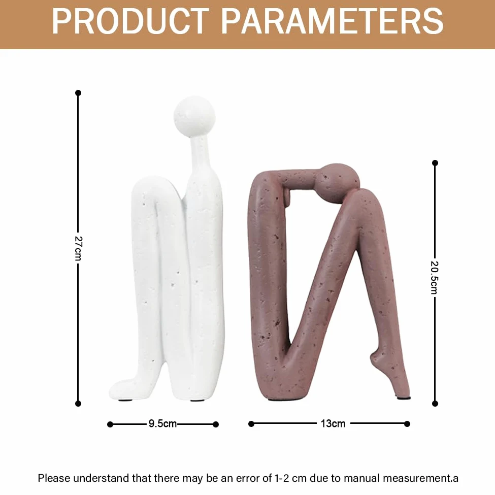 Fermalibri decorativi per libri pesanti, fermalibri in resina artistica a forma di pensatore, decorazione per fermalibri, home office, scrivania, soggiorno, studio, scaffali creativi