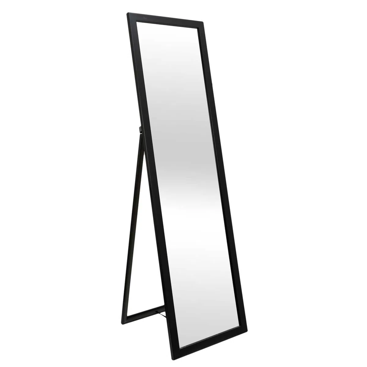 Home Deco Factory, HD4252, Specchio da Terra Nero 124 cm - Design Elegante e Pratico, Ideale per Soggiorno o Camera da Letto, Materiali durevoli, Perfetto per la Tua Decorazione Interna - Nero 124 cm