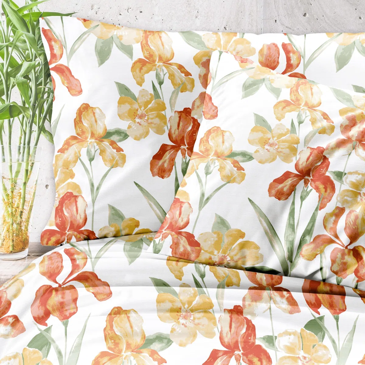 PARAH Set Copripiumino Matrimoniale Doubleface 250x200 cm con Patella 40 cm + 2 Federe 50x80 cm – 100% Cotone Morbido di Alta Qualità