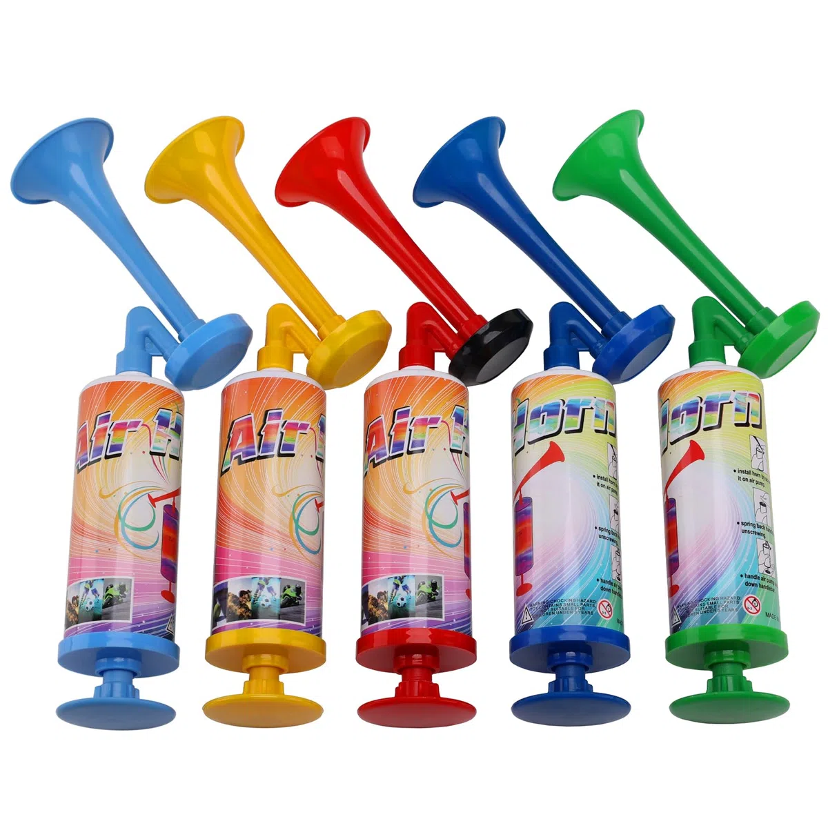 FARBIN Air Horn, pompa per fanfara, in metallo, classica Air Horns, tromba, Airhorn