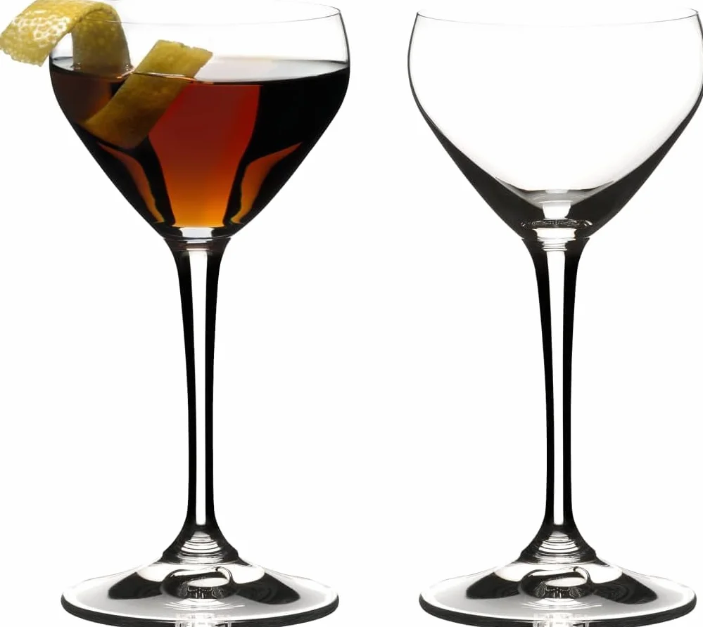 Riedel Nick & Nora 6417/05 - Bicchiere da cocktail, bicchiere in vetro per bevande specifiche, 113,6 ml, trasparente