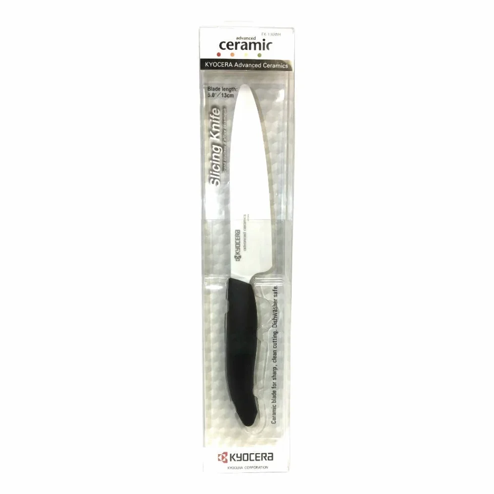 Kyocera FK-130WH-BK KyoFine Coltello Multiuso, White, 13cm