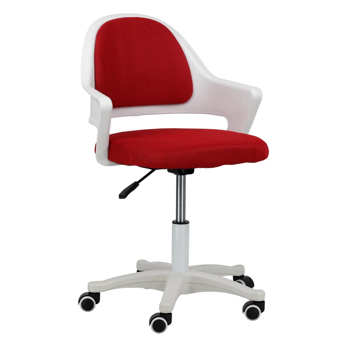 Totò Piccinni Sedia Ufficio PUCCI girevole con altezza regolabile ideale per camerette camere studio ragazzi (Rosso)