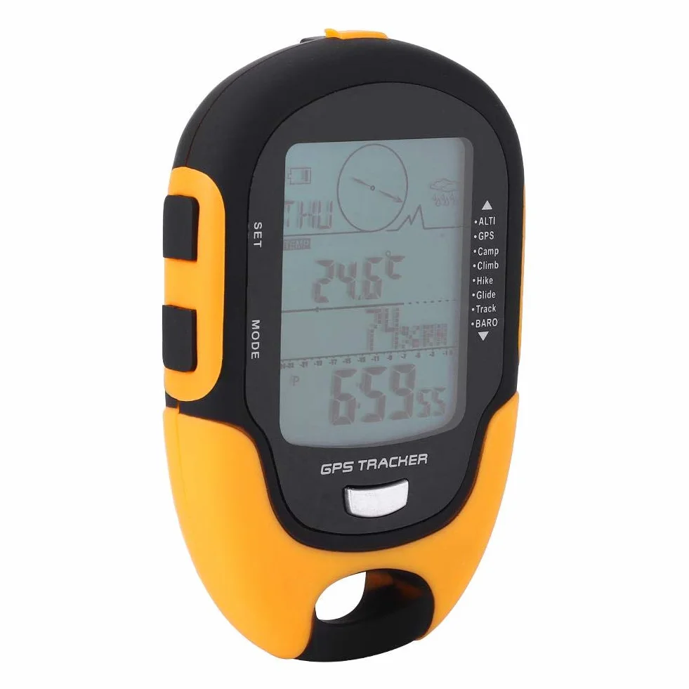 Crisis Barometro Digitale, Altimetro e Ricevitore di Navigazione GPS, per Campeggio, Arrampicata ed Escursionismo - Ideale per Appassionati di Outdoor