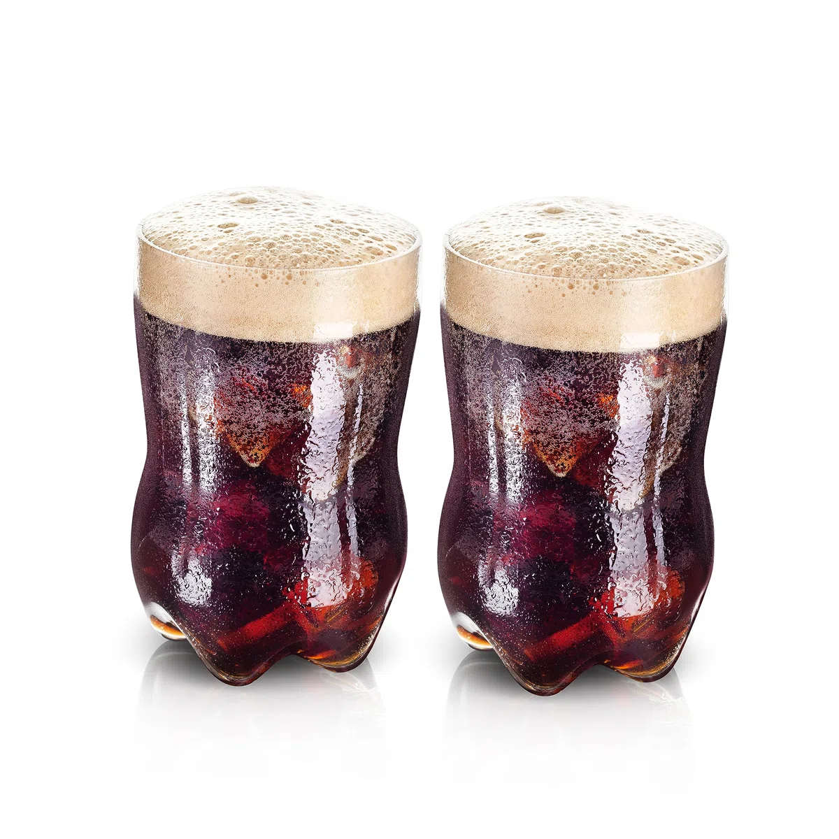 2 flaconi in vetro fernet da 750 ml in vetro smerigliato