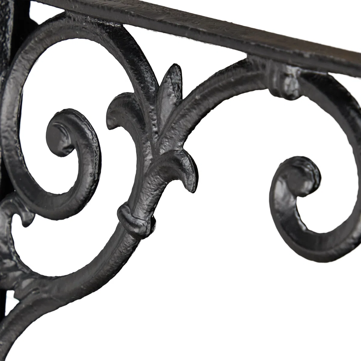 Relaxdays Set 4 Reggimensola da Muro, Staffe per Mensole, HLP: 24,5x4x24,5 cm, Supporti Angolari Ripiani Vintage, Nero