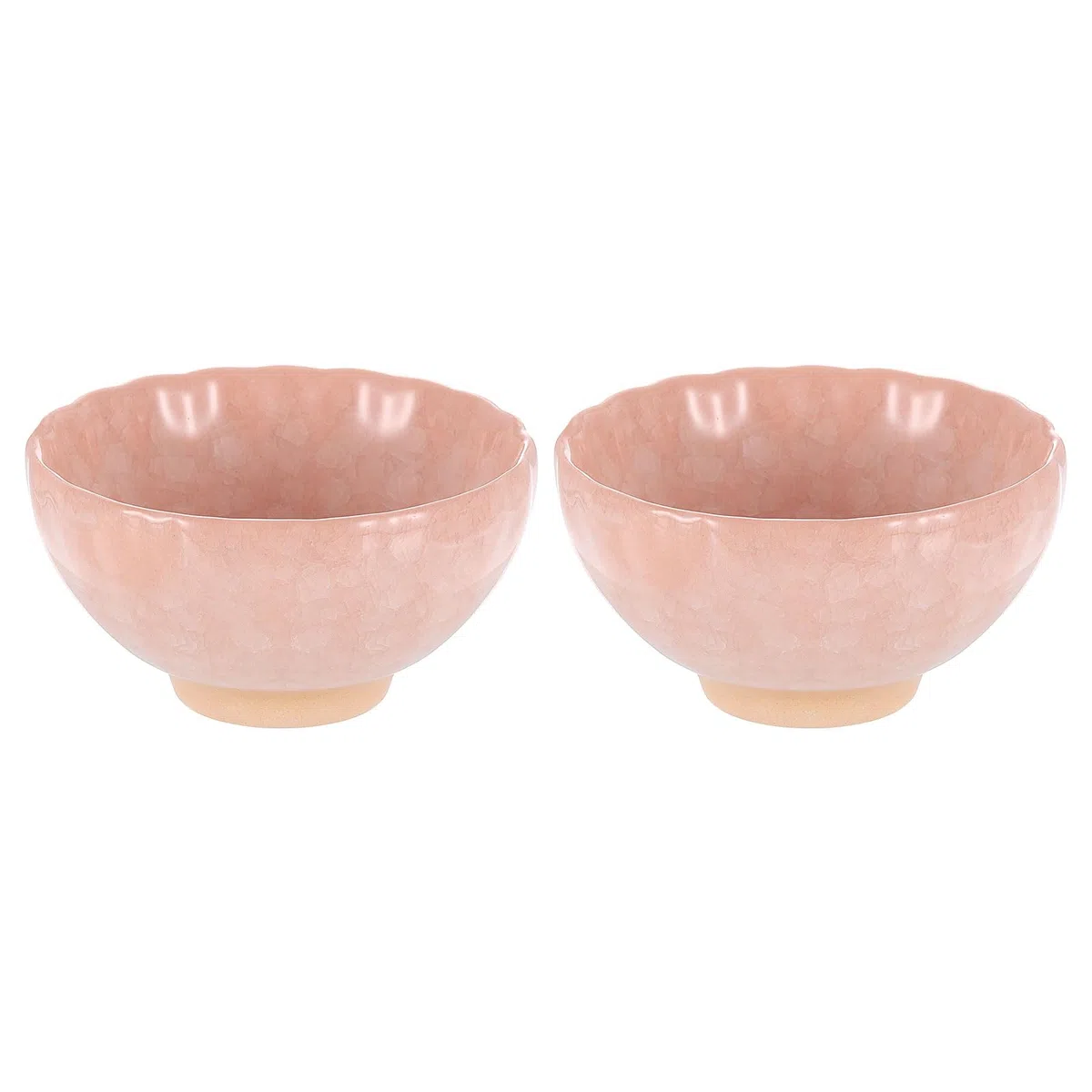 QUARKZMAN 2pz Ciotola Giapponese Matcha 4,23oz Set Tè Gong Fu Tradizionale in Ceramica Tazza Tè Mate Giapponese Senza Manico Porcellana Grande per Tè Matcha Caffè Bevande, Rosa