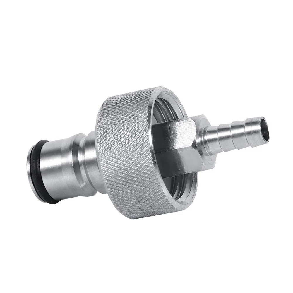 Haofy Tappo Carbonatazione Acciaio Inox 1/4" Barb per Bottiglie Plastica e Connettori Sfera. Alta Qualit¨¤. Adatto per Birra Soda Acqua Succo. Facile da Usare. Multi-funzione.