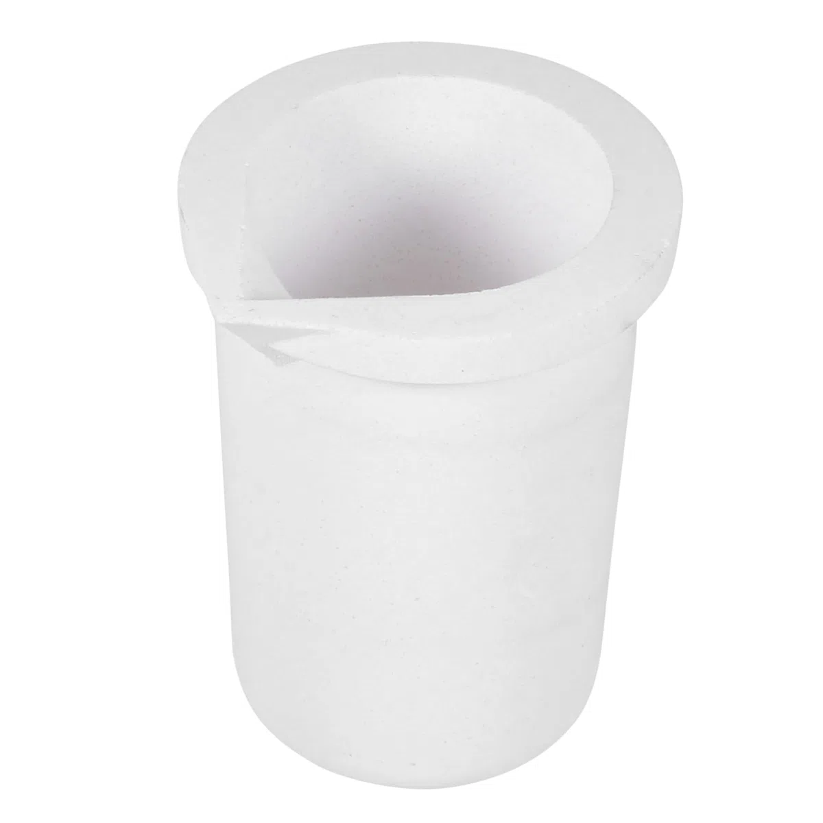 COHEALI Crogiolo Ceramico Bianco da 2 kg per Metalli e Argento Isolamento e Stabilità Termica, Resistente ad Alte Temperature per Sicura
