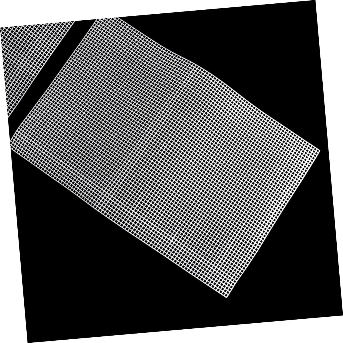 Rete Plastica Resistente e Versatile 10 Pezzi per Ricamo a Punto Croce Bianca Maglia Piccola Tagliabile, per Progetti DIY Lana
