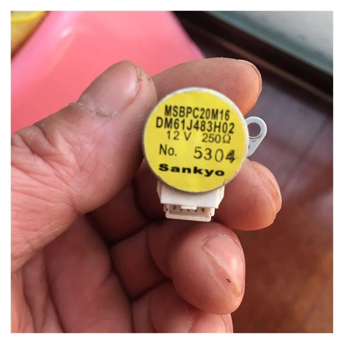 For il condizionamento dell'aria condizionata di for MITSUBISHI su e giù motore del vento dell'oscillazione Msbpc20m16. Motore d'aria del condizionatore d'aria DM61J483H02 12V 250. Euro