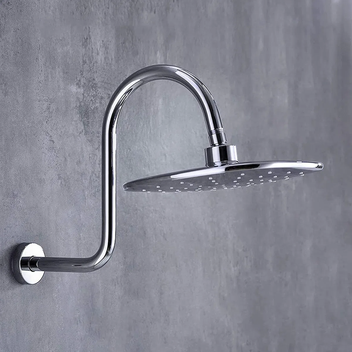 Braccio Doccia, Moderno Design a Forma di S in Acciaio Inossidabile, Estensione per Soffione Doccia LA3, per Bagno Casa Hotel