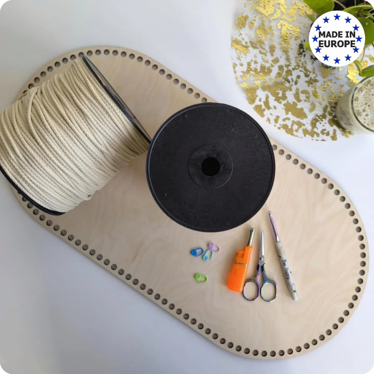 Fondo Ovale in Legno con Fori da 11 mm per Uncinetto, Base per Cesta di Mosè, Fondo in Legno per Culla, Fondo per Cestini Fai da Te, Varie Misure (80x40cm)