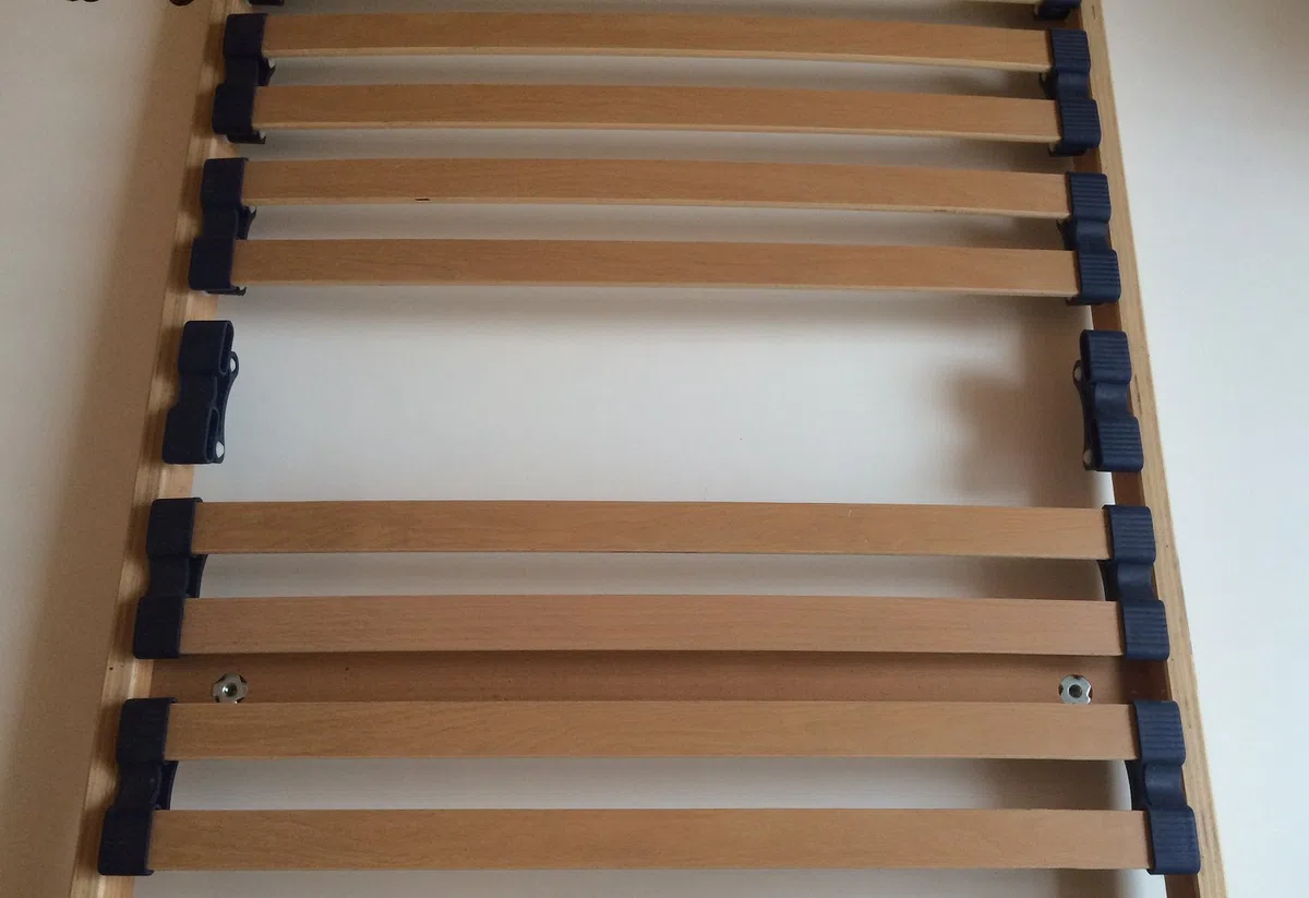 Doghe di ricambio in legno di betulla, set da 5 pezzi, pezzi di ricambio per la riparazione della rete a doghe, in legno di betulla, certificato FSC, 50 mm di larghezza, 8 mm di
