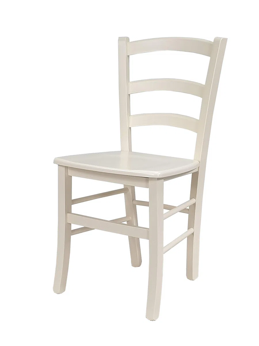 Totò Piccinni Ordine Minimo 2pz, Sedia paesana Venezia in Legno di faggio, ALTISSIMA QUALITA', Robusta, già montata (Avorio, Seduta Massello)