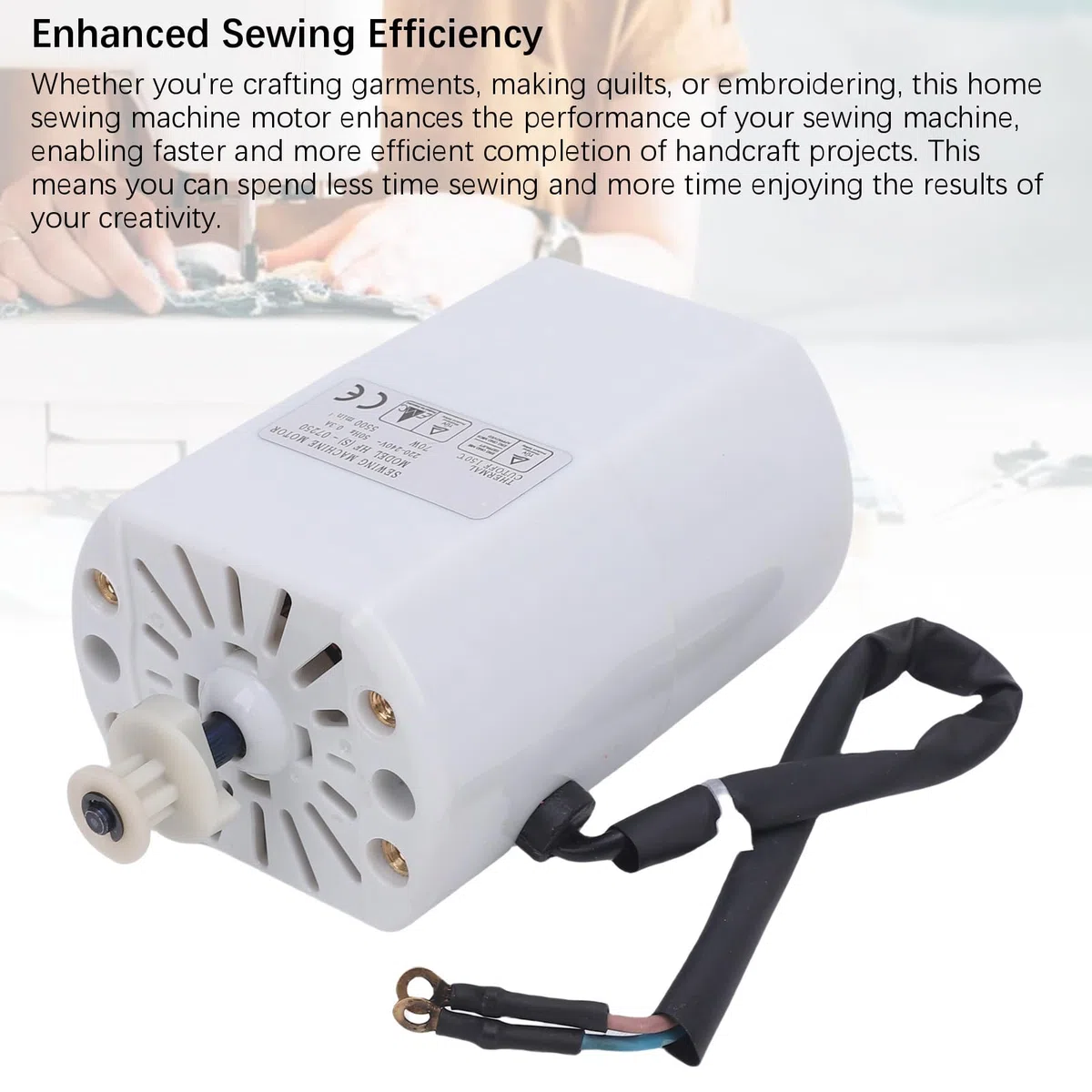 Motore per macchina da cucire, 70 W, multifunzione, 5500 giri/min, potente macchina da cucire elettrica multifunzionale, con regolazione stabile della velocità, per cucire a casa