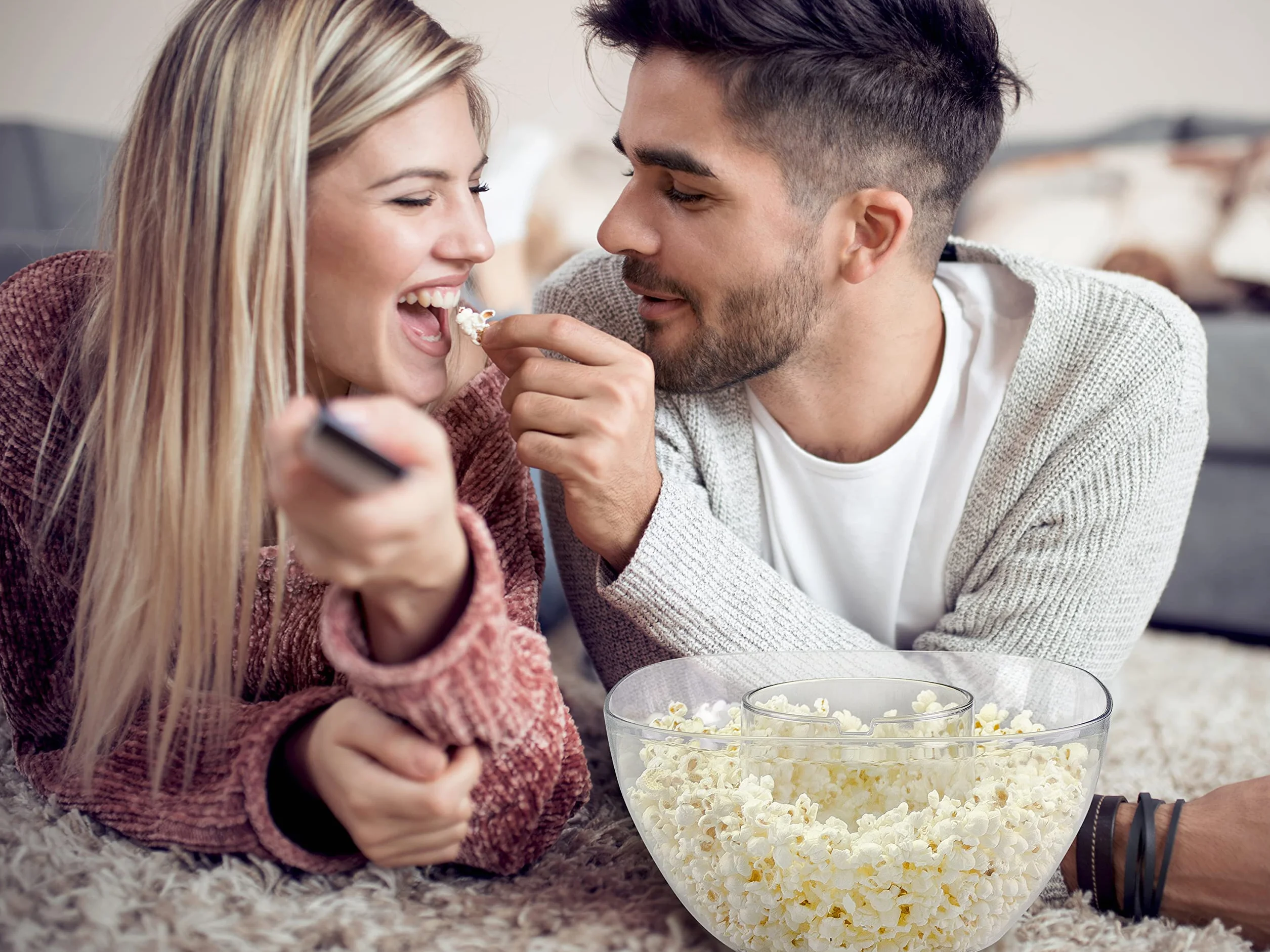 BEPER P101CUD052 Macchina Popcorn ad Aria Calda – Macchina Pop Corn con Ciotola Rimovibile per Popcorn Senza Grassi o Olio