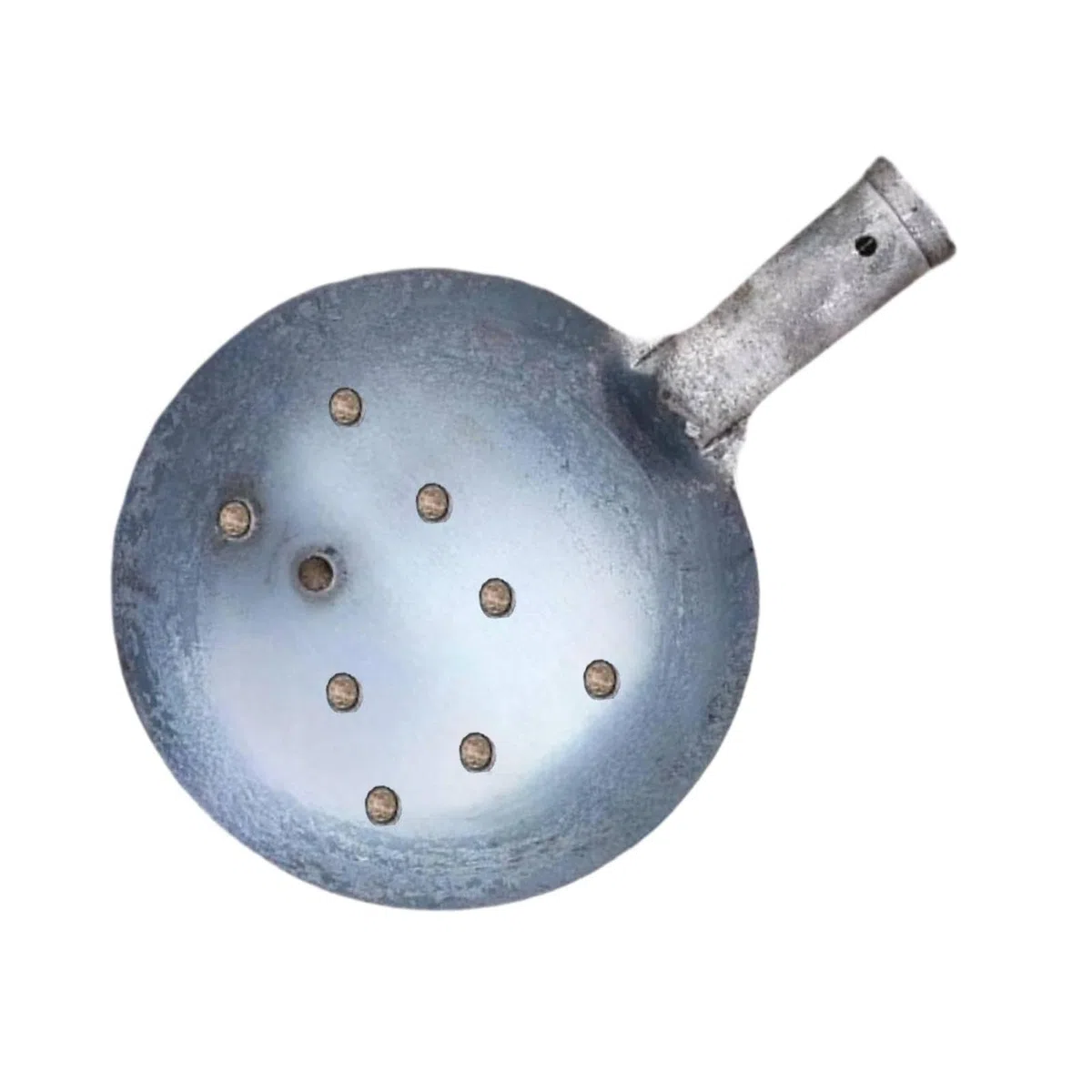 Cucchiaio di drenaggio per fognature cucchiaio di pulizia portatile in ferro cucchiaio per fogna 17 cm con foro