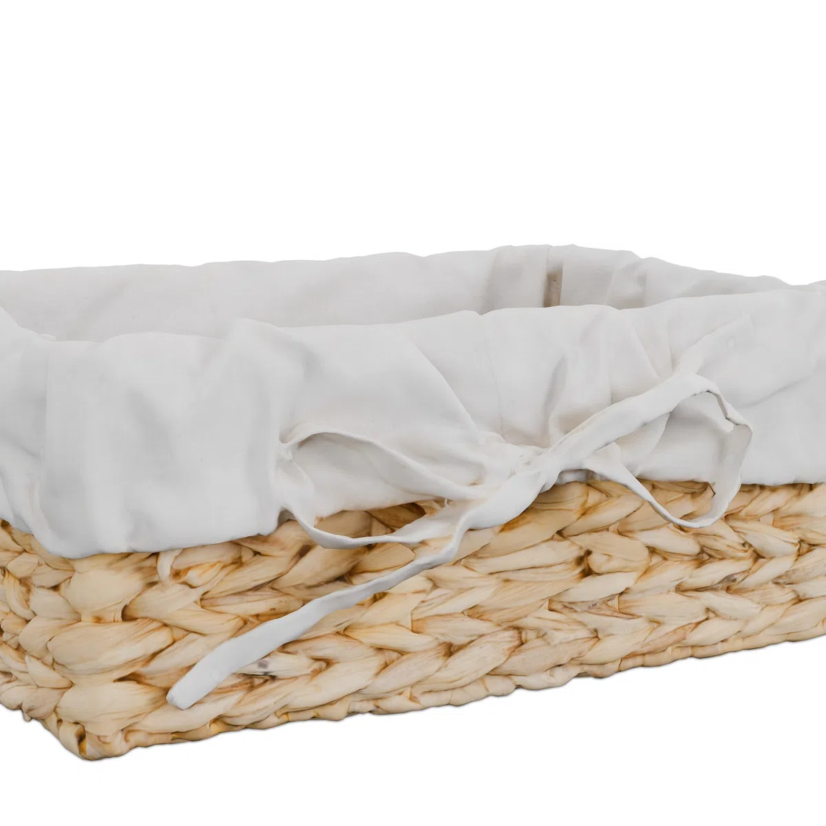 Relaxdays 3 Cestini Portapane, Misure Diverse, Cesto in Giacinto Intrecciato, Porta Pane, Frutta, Cipolle, Marrone Crema
