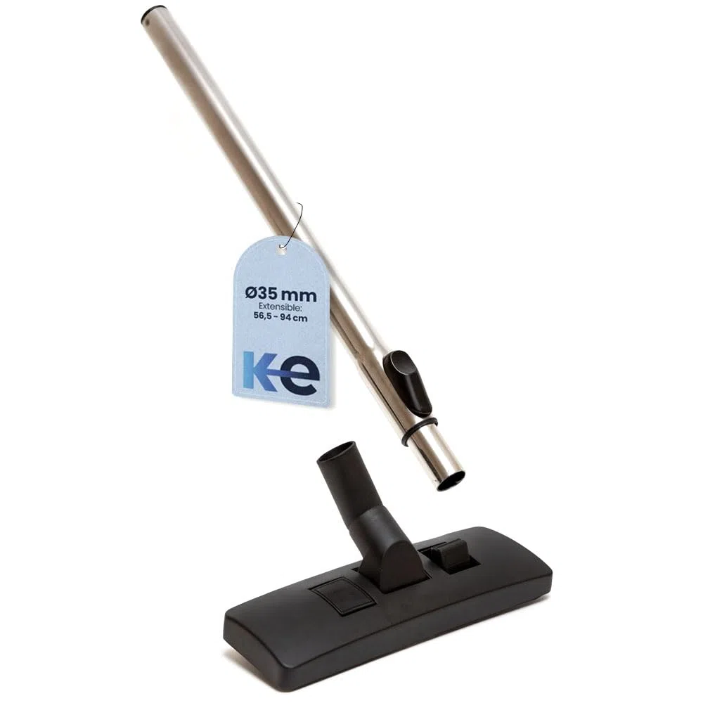 ANAKEL HOME Confezione di Tubo Telescopico per Aspirapolvere Ø35 mm Universale con Bocchetta | Ricambio in Acciaio Inox Regolabile 565–940 mm | Accessori Compatibili Bosch, Rowenta, Philips, AEG