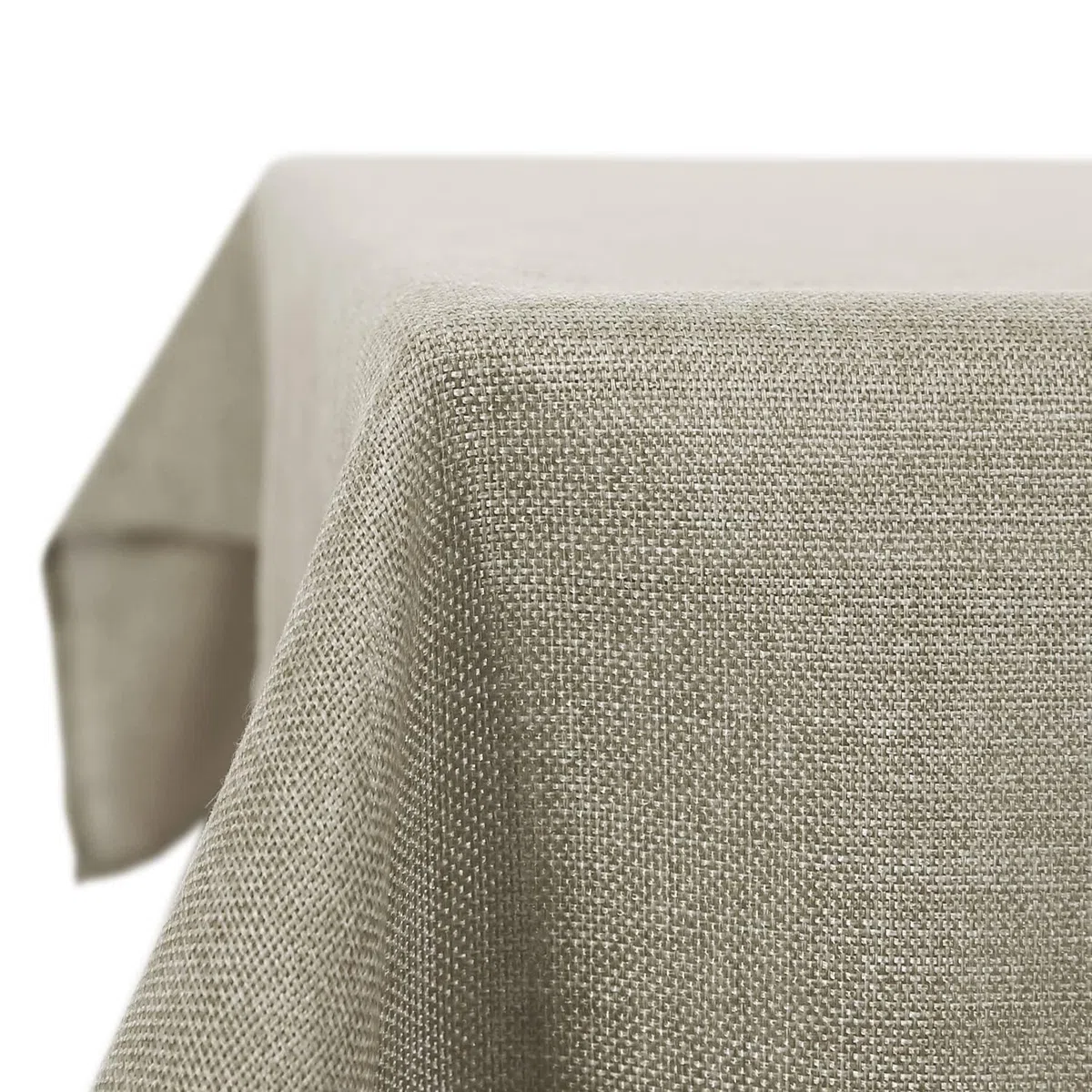 Deconovo Tovaglia Rettangolare in Finto Lino 150x300 cm - Elegante e Decorativa per Sala da Pranzo e Feste - Lino Chiaro, 1 Pezzo