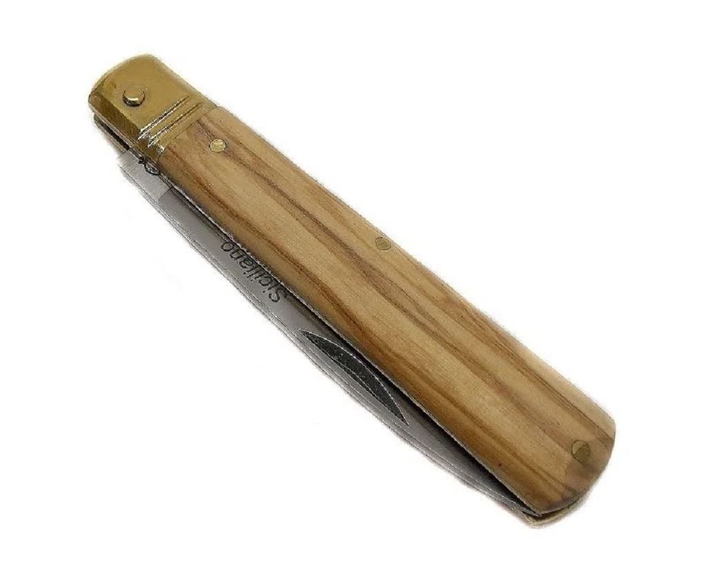 COLTELLO SICILIANO CM 17 ULIVO