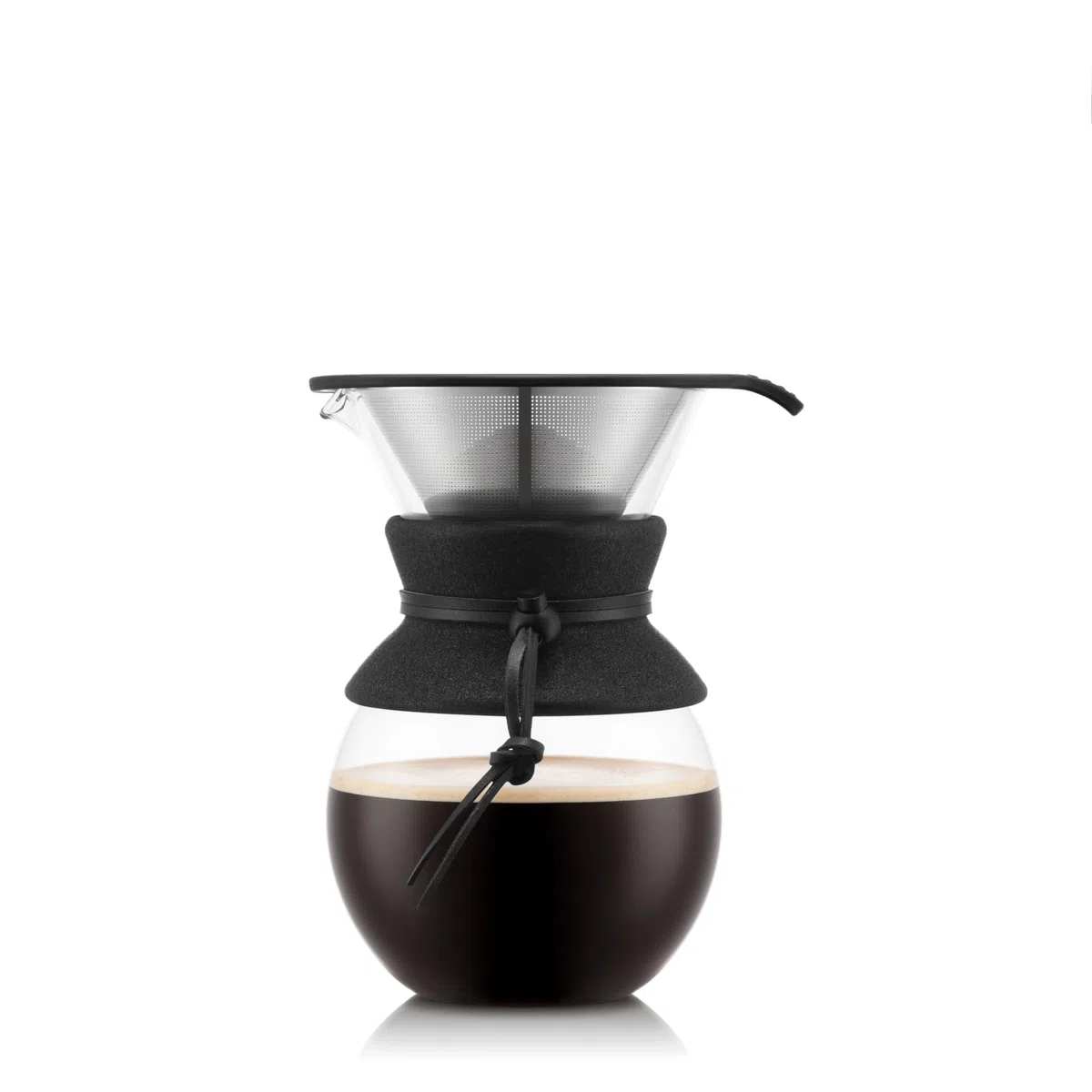 Bodum PER OVER Caffettiera, filtro permanente maglia inox, 1.0 l, 8 tazze