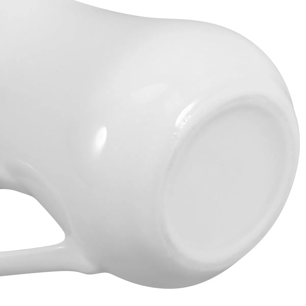 MAGICLULU Set 4 Pezzi Lattiera Piccola in Ceramica Bianco da 80ml Beccuccio Speciale e Design Elegante per Servire Latte e Panna, Facile da Pulire