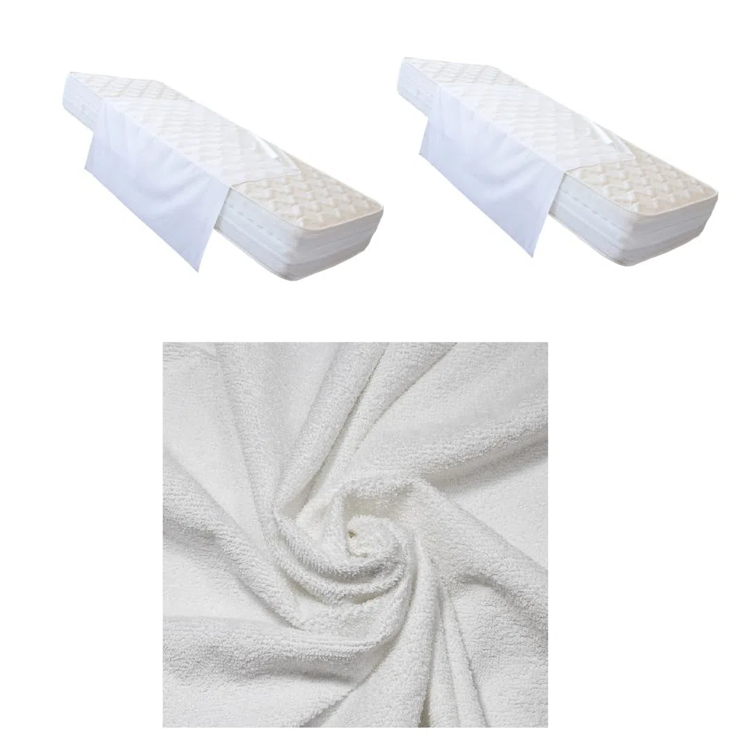 2 Traverse Coprimaterasso Cotone Spesso 70x90 cm per Lettino e Spannolinamento – Set 2 Pezzi Impermeabili e Lavabili – Morbide e Anallergiche – Certificazione OEKO-TEX Classe I