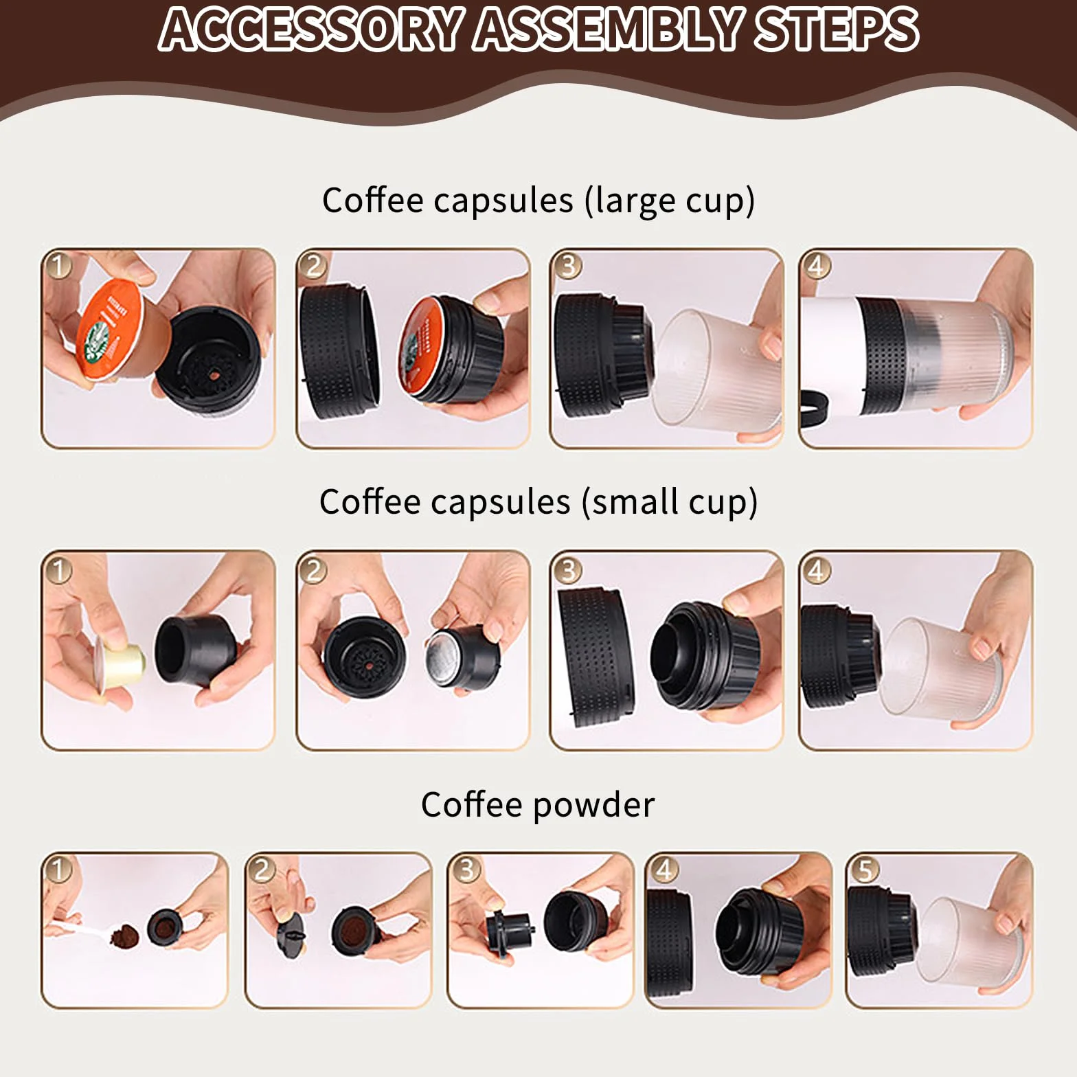 PZCC Caffettiera portatile/ricaricabile da 12 V con custodia, per caffè espresso, a riscaldamento rapido, per campeggio/auto, compatibile con capsule K-Cup, caffè macinato, da viaggio (verde)