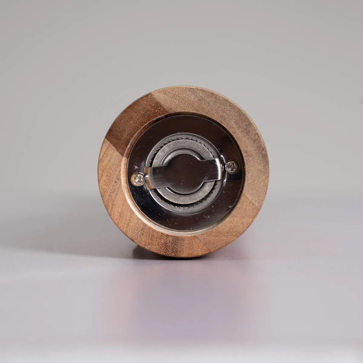 Macina pepe, Macinapepe, Macinino in Acciaio inossidabile dura e regolabile, Legno di acacia, Altezza 30 cm