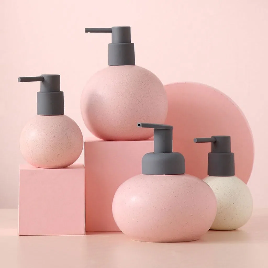 CHICKEN Dispenser di Sapone Multifunzionale per il Bagno e le Mani, Ceramica, B